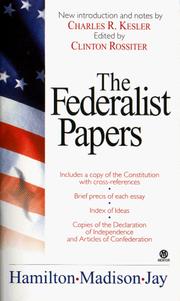 Cover of: The Federalist papers