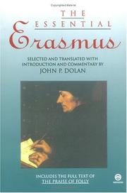 Cover of: The essential Erasmus by Desiderius Erasmus
