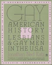 Cover of: Gay American History: Lesbians and Gay Men in the U. S. A., a Documentary History