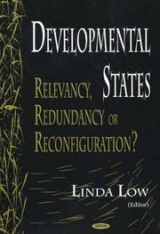 Cover of: Developmental States: Relevancy, Redundancy Or Reconfiguration?