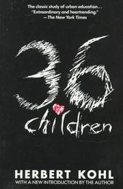 36 Children (Plume) by Herbert Kohl