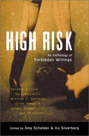 Cover of: High risk by edited by Amy Scholder & Ira Silverberg.