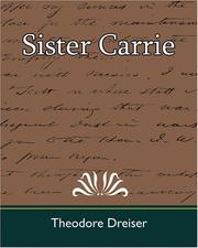 Cover of: Sister Carrie by 