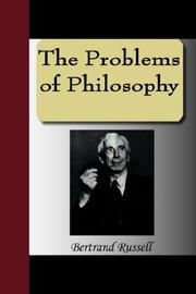 Cover of: The Problems of Philosophy by Bertrand Russell
