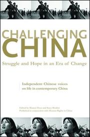 Cover of: Challenging China: Struggle and Hope in an Era of Change