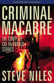 Cover of: Criminal Macabre: The Complete Cal McDonald Stories (Cal Mcdonald)