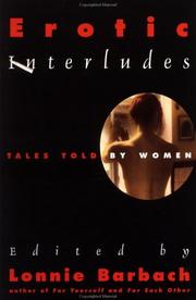 Cover of: Erotic interludes: tales told by women