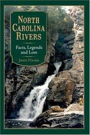 Cover of: North Carolina Rivers: Facts, Legends and Lore