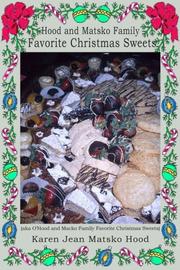 Cover of: Hood and Matsko Family Favorite Christmas Sweets | Karen Jean Matsko Hood