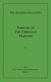 Cover of: Torture of the Christian Martyrs