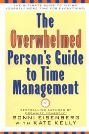 Cover of: The overwhelmed person's guide to time management