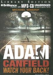 Cover of: Adam Canfield Watch Your Back! (The Slash)