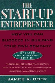 Cover of: The Start-up Entrepreneur by James R. Cook