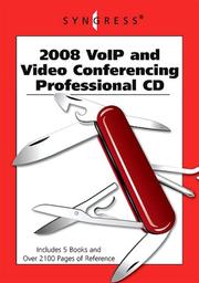 Cover of: 2008 VoIP and Video Conferencing Professional Reference CD