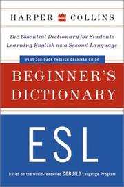 Cover of: HarperCollins Beginner's ESL Dictionary