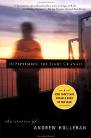 Cover of: In September, the light changes: the stories of Andrew Holleran.