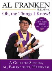 Cover of: Oh, the Things I Know!