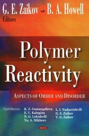 Cover of: Polymer Reactivity