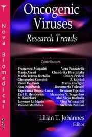 Oncogenic Viruses Research Trends by Lilian T. Johannes