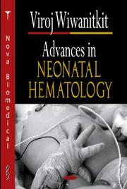 Cover of: Advances in Neonatal Hematology