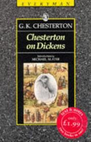 Criticisms & appreciations of the works of Charles Dickens by Gilbert Keith Chesterton