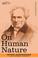 Cover of: On Human Nature