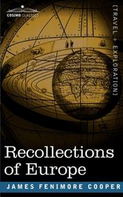Cover of: Recollections of Europe
