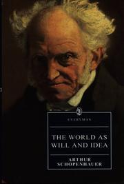 Cover of: The world as will and idea by Arthur Schopenhauer