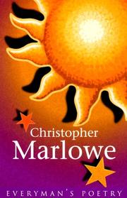 Cover of: Christopher Marlowe: The Complete Poems