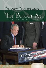 Cover of: Privacy Rights and the Patriot Act (Essential Viewpoints Set 2)