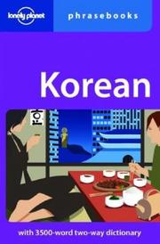 Cover of: Lonely Planet Korean Phrasebook by Jonathan Hilts-Park, Minkyoung Kim