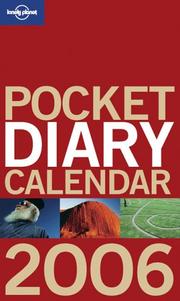 Cover of: Lonely Planet 2006 Pocket Diary Calendar