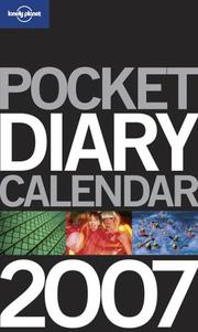 Cover of: Lonely Planet 2007 Diary (Lonely Planet Diary)