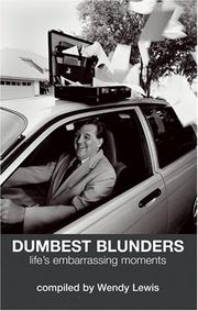 Cover of: Dumbest Blunders