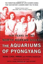 Cover of: The Aquariums of Pyongyang by Kang Chol-Hwan, Pierre Rigoulot
