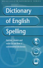 Dictionary of English spelling