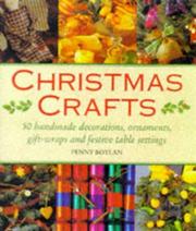 Cover of: Christmas Crafts by Penny Boylan