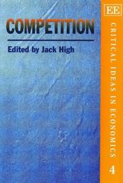 Cover of: Competition by Jack C. High