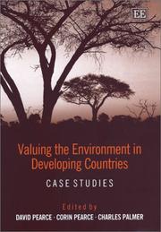 Valuing the environment in developing countries : case studies