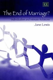 The end of marriage? : individualism and intimate relations