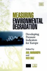 Measuring environmental degradation : developing pressure indicators for Europe
