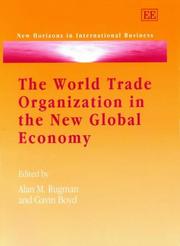 The World Trade Organization in the new global economy : trade and investment issues in the new millennium round