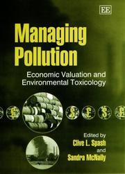 Managing pollution : economic valuation and environmental toxicology