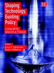 Shaping technology, guiding policy : concepts, spaces, and tools