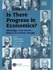 Is there progress in economics? : knowledge, truth and the history of economic thought