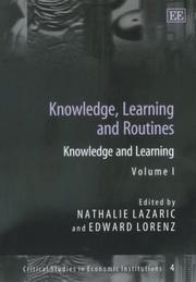 Knowledge, learning and routines