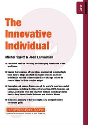 Cover of: The Innovative Individual (Express Exec) by Michel Syrett, Jean Lammiman