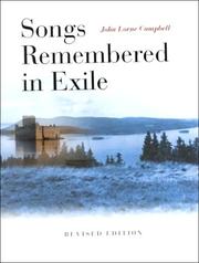 Cover of: Songs Remembered in Exile