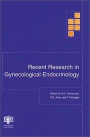 Recent research in gynecological endocrinology : the proceedings of the Free Communications and Poster sessions of the 8th World Congress of Gynecological Endocrinology, Florence, Italy, December 2000