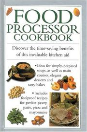 Food processor cookbook